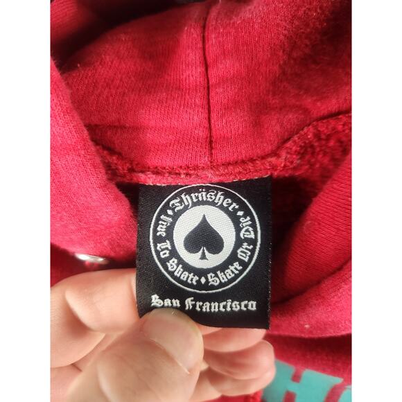 Vintage Y2K Thrasher Hoodie women's medium - Picture 3 of 4